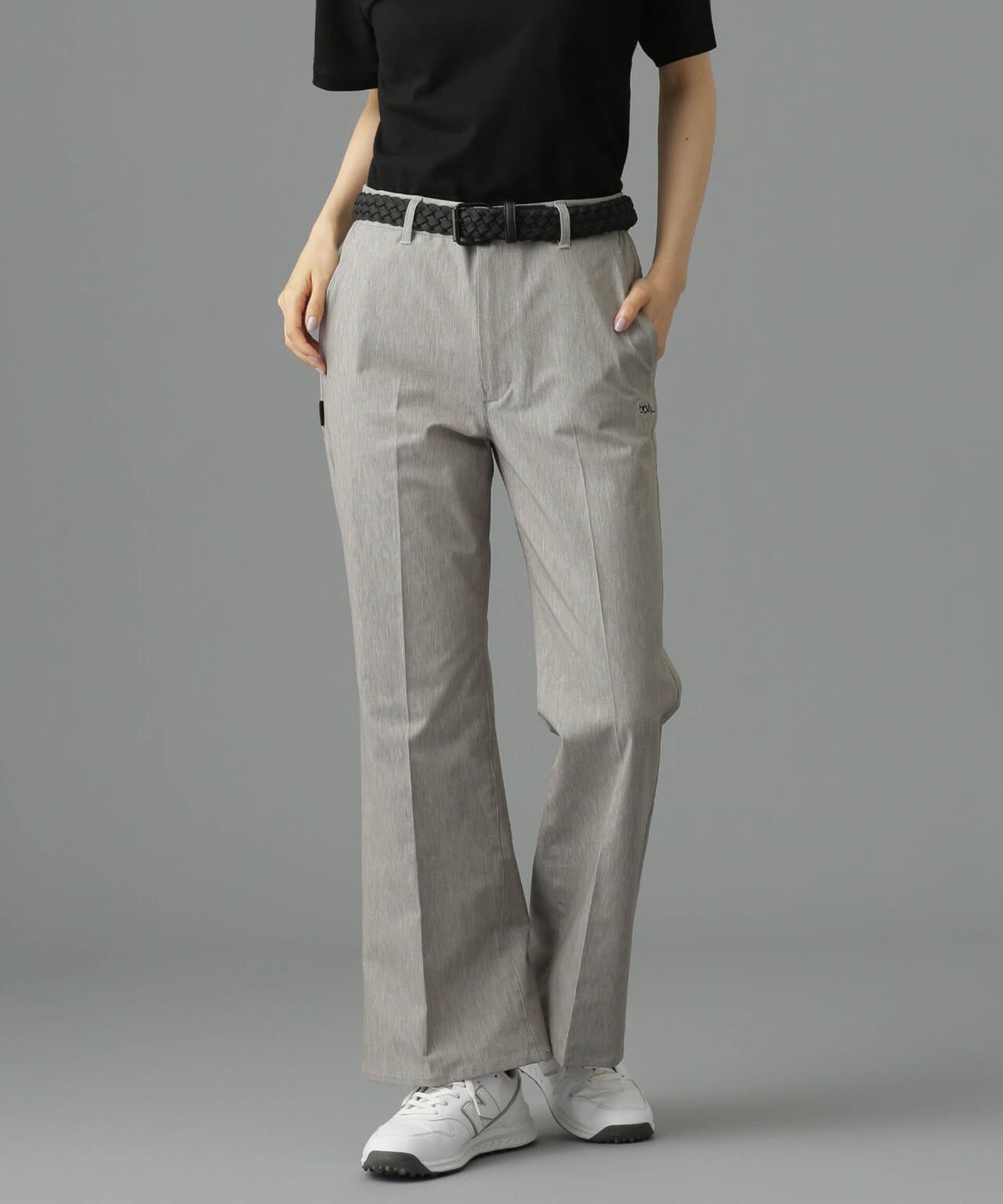 beats per minute/タック入りフレアパンツ 6713127086