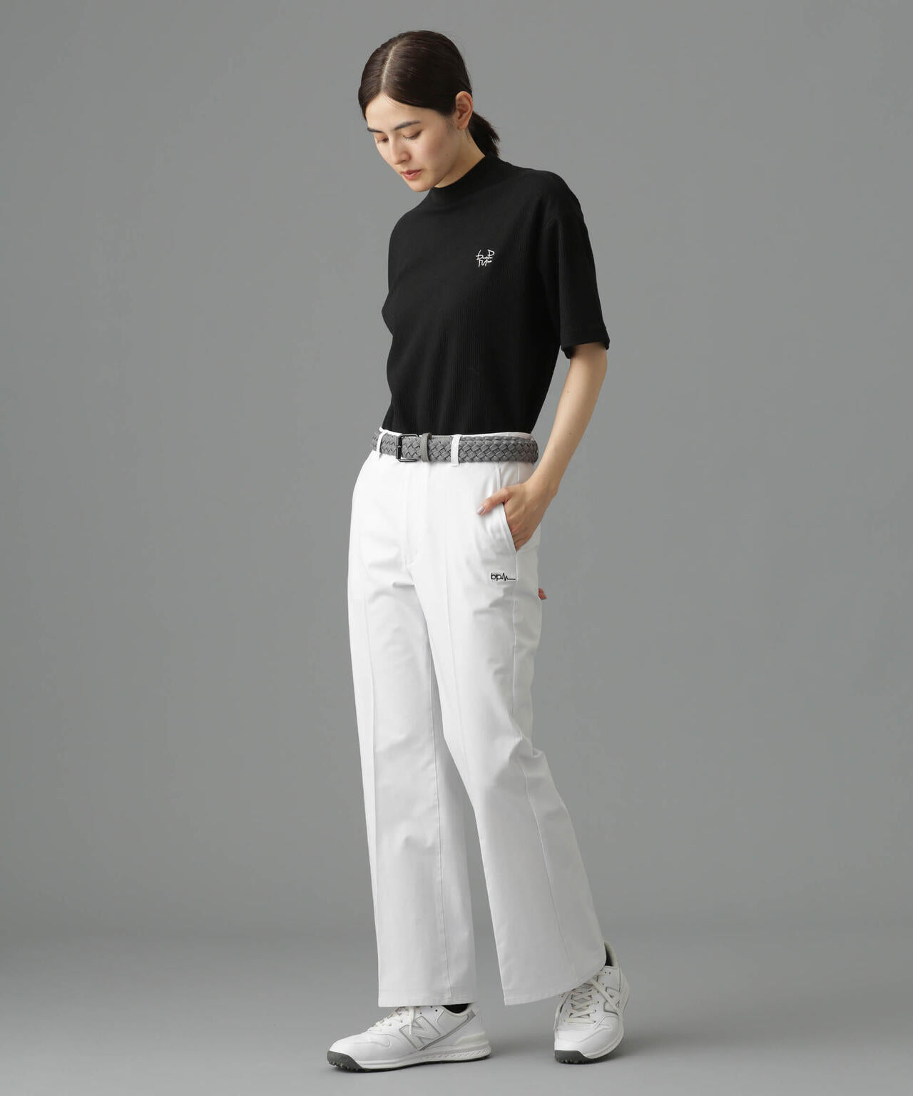 beats per minute/タック入りフレアパンツ 6713127086