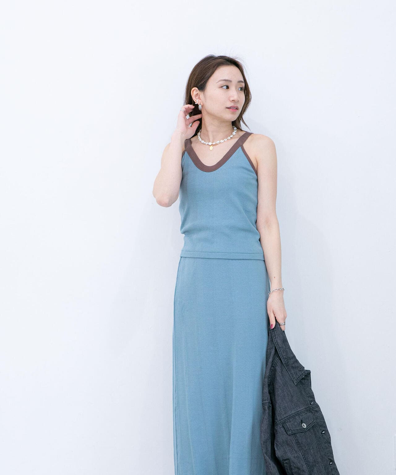 Robert P. Miller/別注 マキシ丈Skirt 6713130016