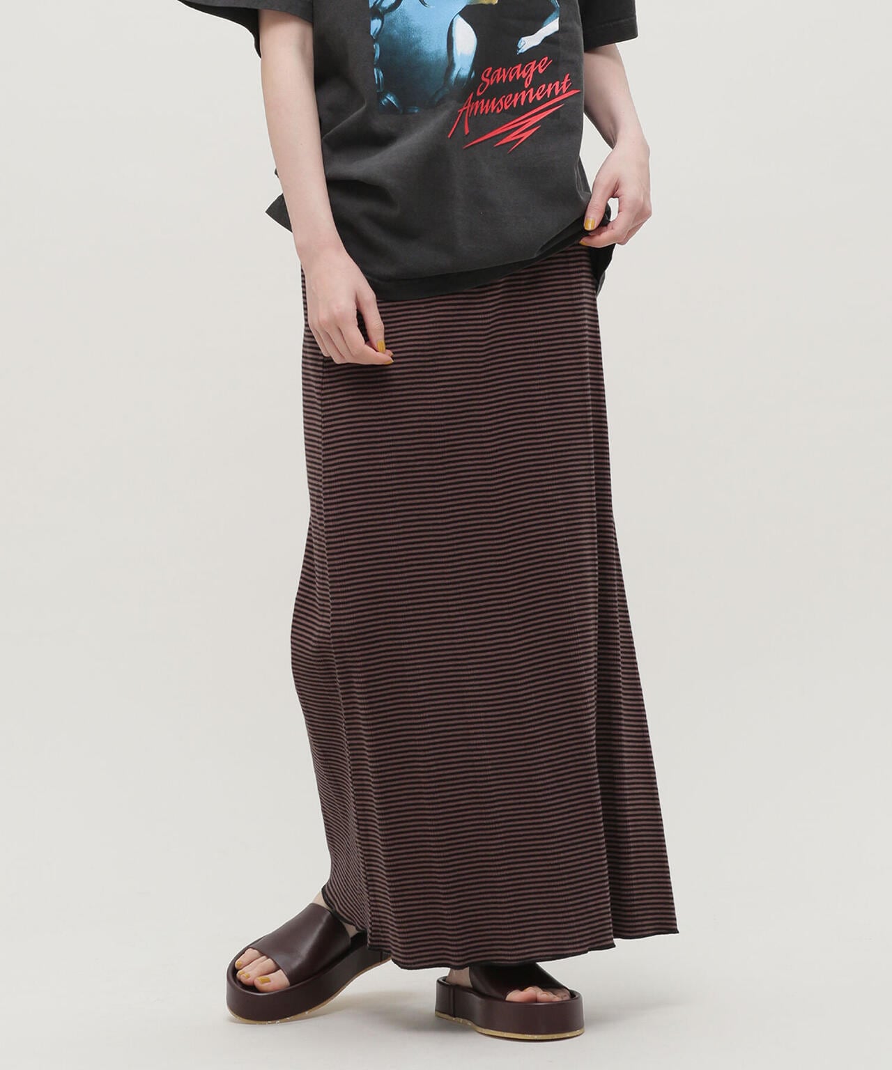 Robert P. Miller/別注 マキシ丈Skirt 6713130016
