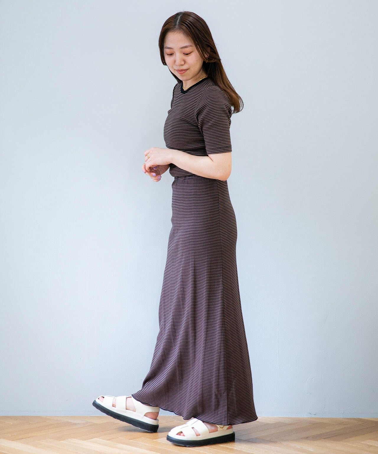 Robert P. Miller/別注 マキシ丈Skirt 6713130016