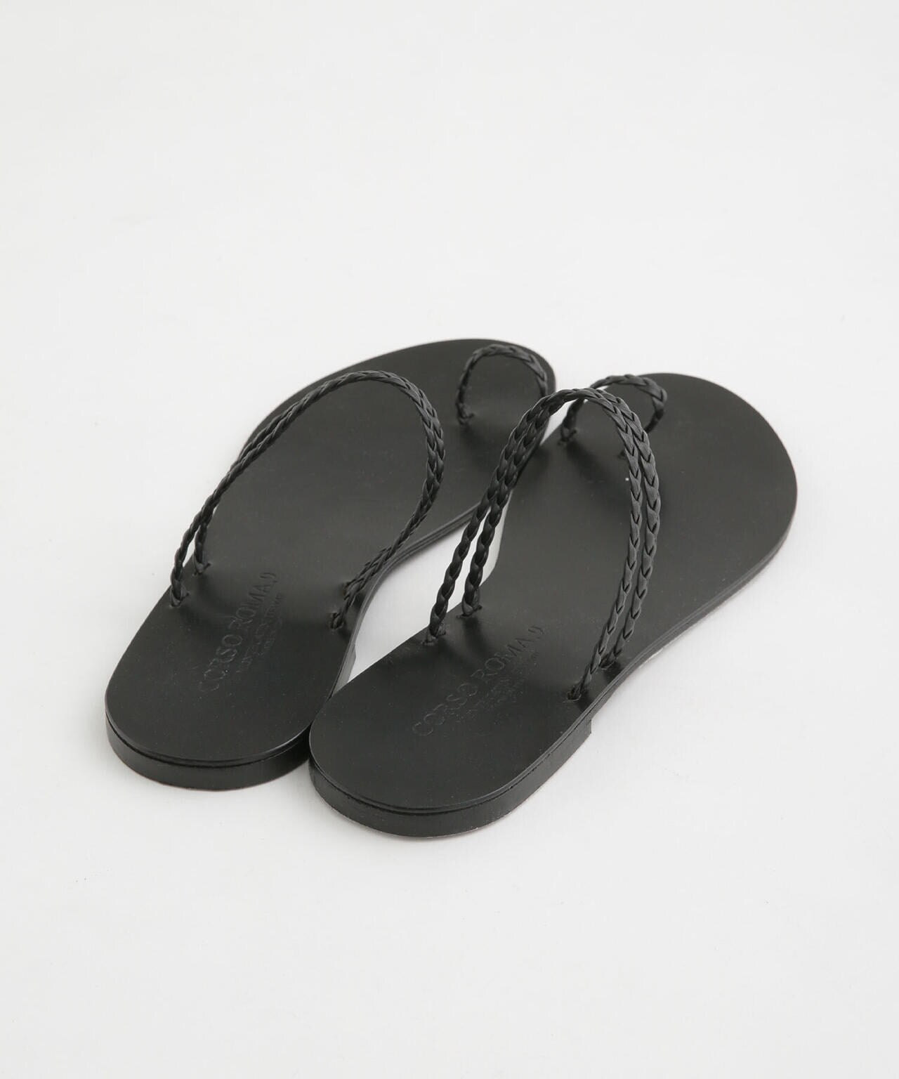 CORSO ROMA 9/メッシュフラットサンダル 6713135376