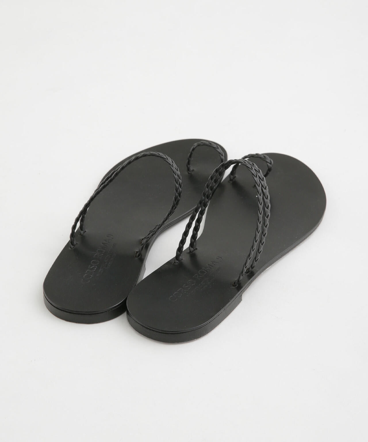 CORSO ROMA 9/メッシュフラットサンダル 6713135376