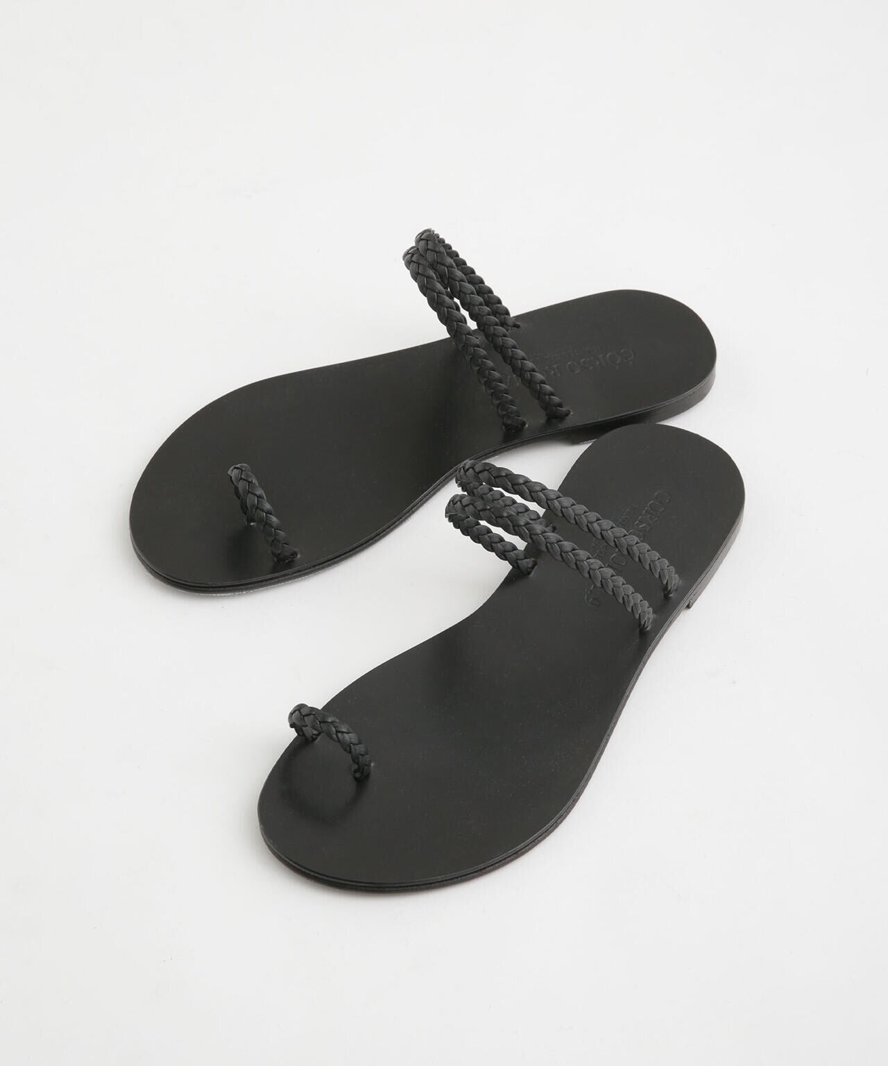 CORSO ROMA 9/メッシュフラットサンダル 6713135376