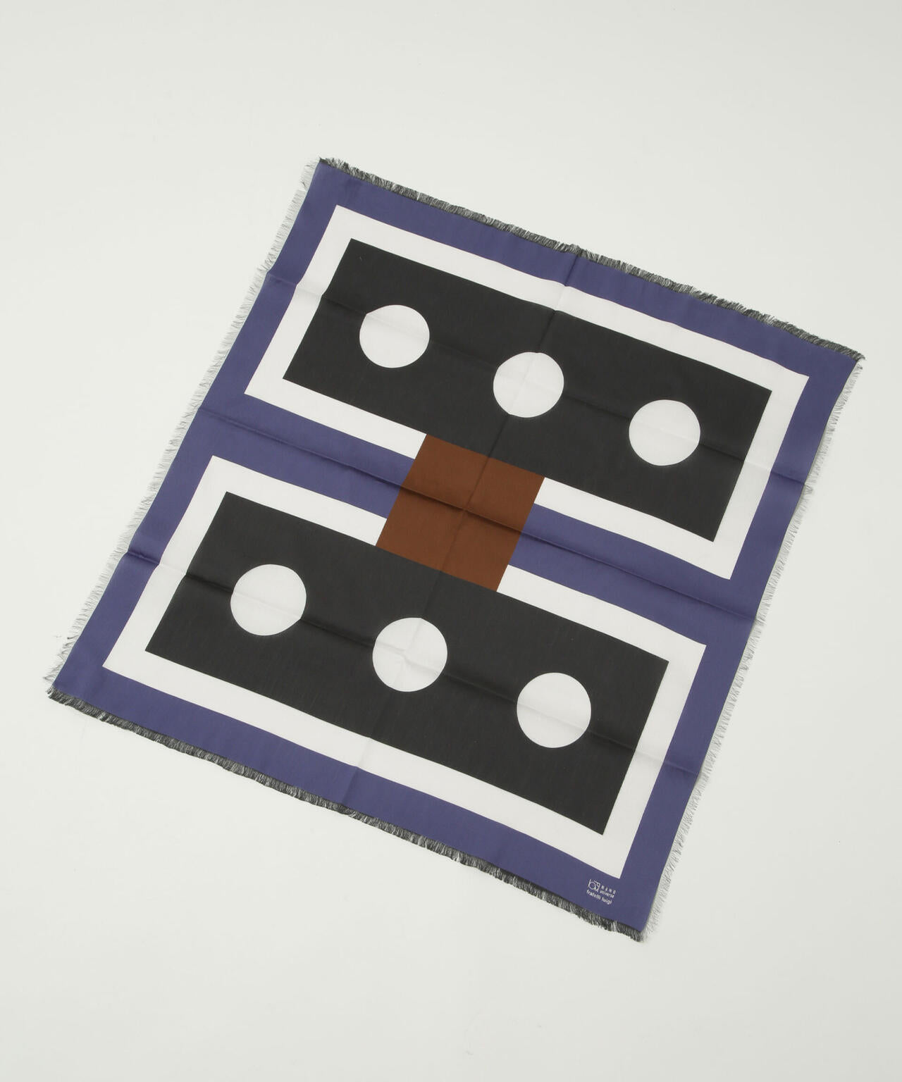 Fratelli Luigi/別注 シルクコットン フリンジスカーフ 6713141069