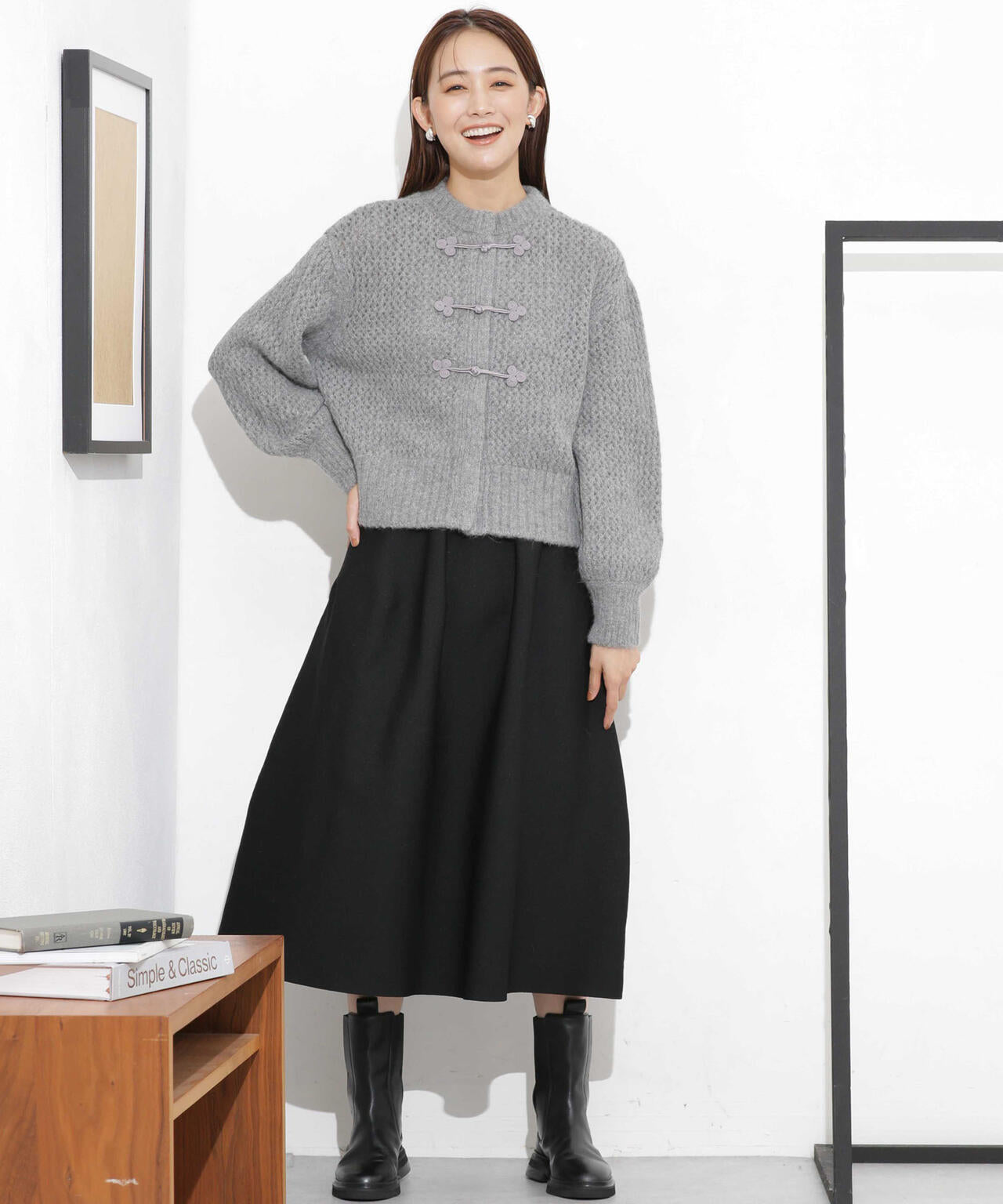 H.A.O/RJ China Cardigan ニット 6713222062