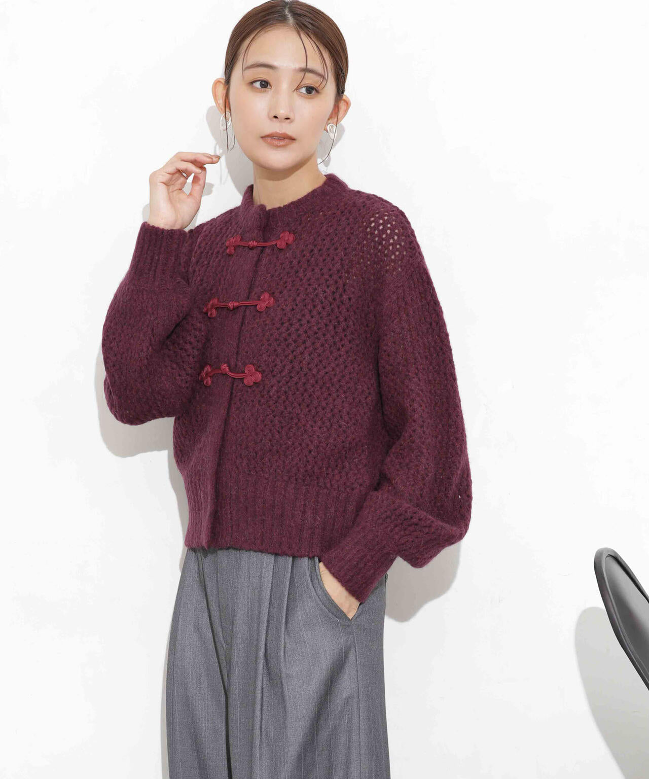 H.A.O/RJ China Cardigan ニット 6713222062