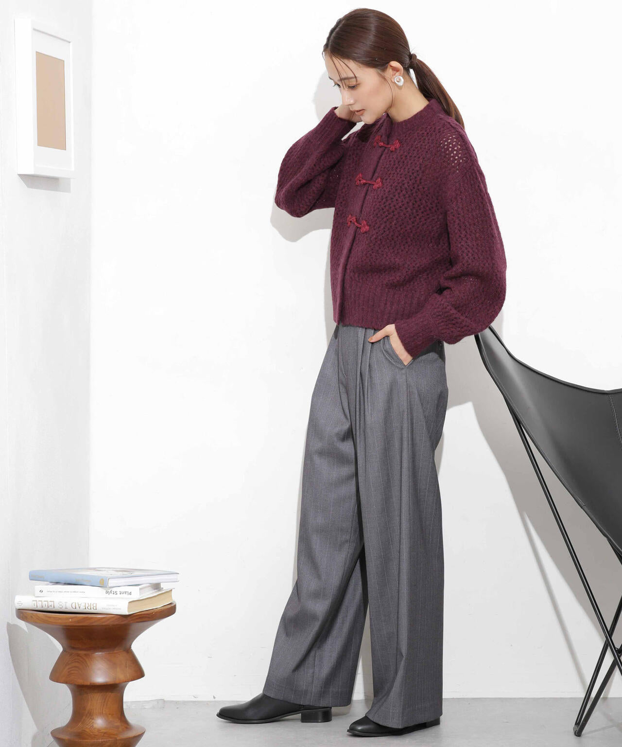 H.A.O/RJ China Cardigan ニット 6713222062