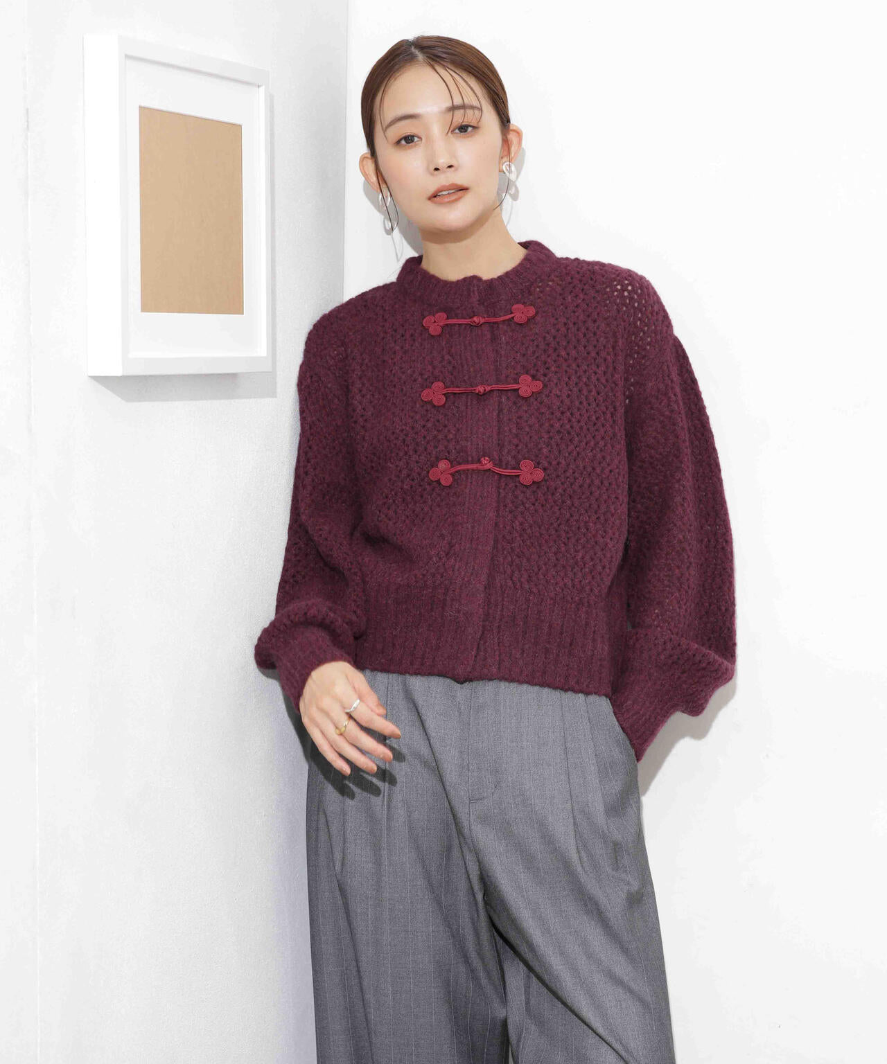 H.A.O/RJ China Cardigan ニット 6713222062
