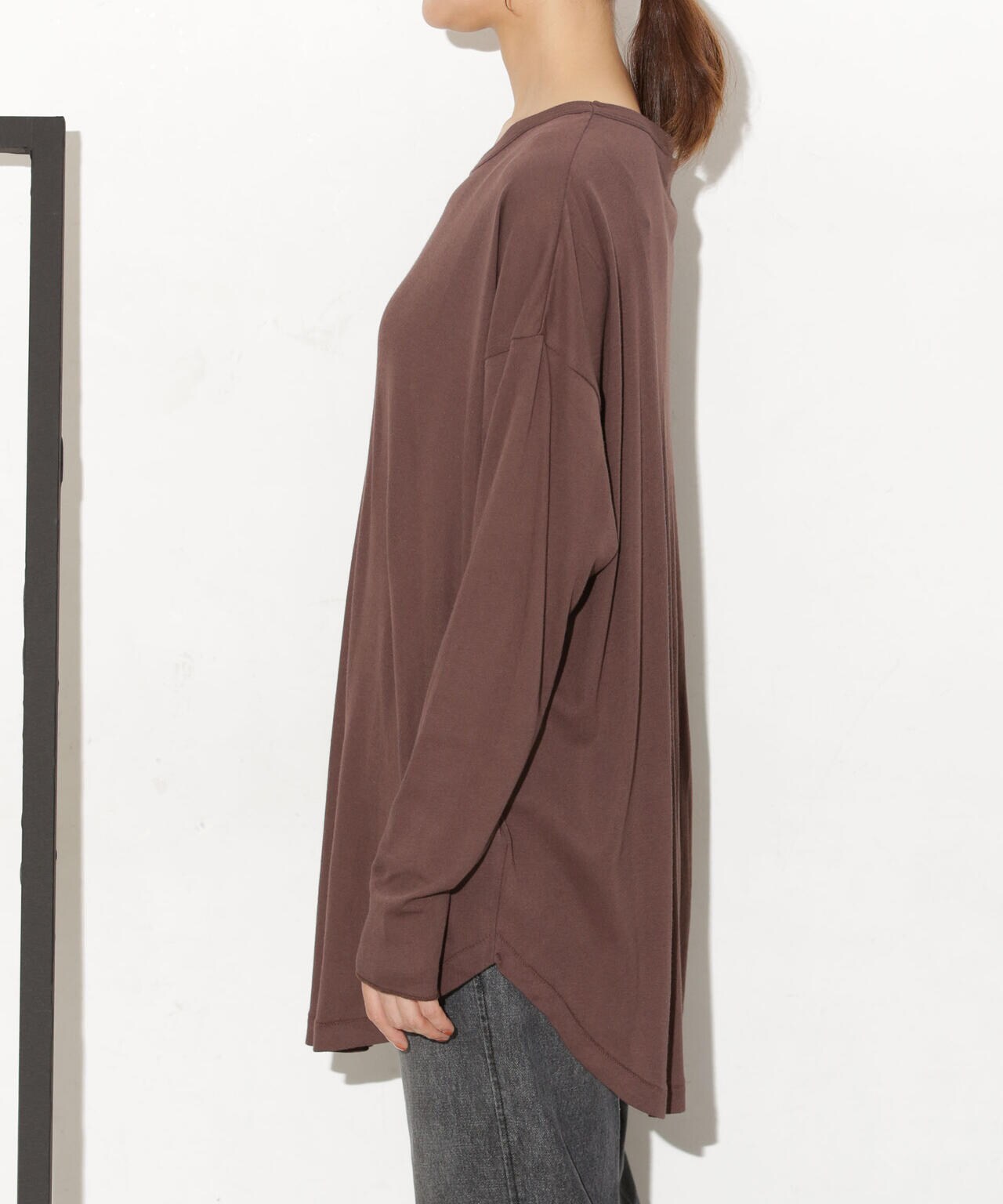 Robert P. Miller/別注 ライトパネルリブ ロングスリーブ TEE 6713223015