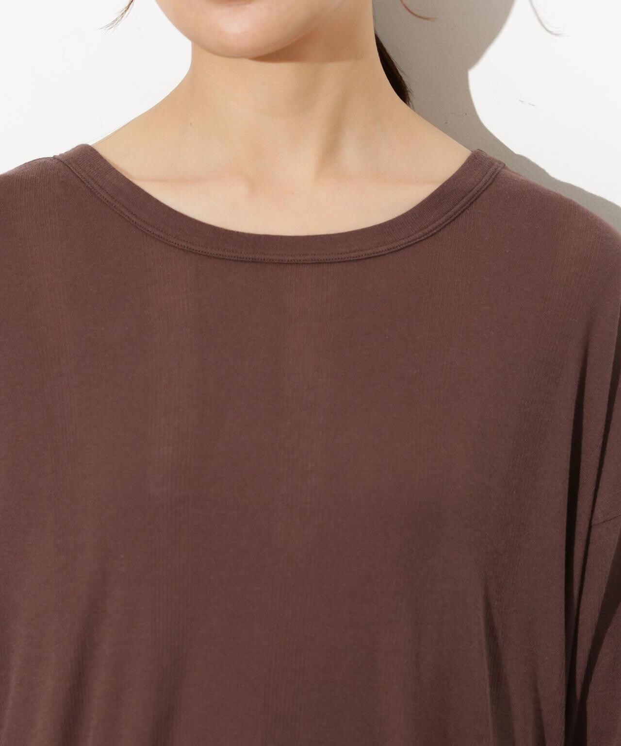 Robert P. Miller/別注 ライトパネルリブ ロングスリーブ TEE 6713223015