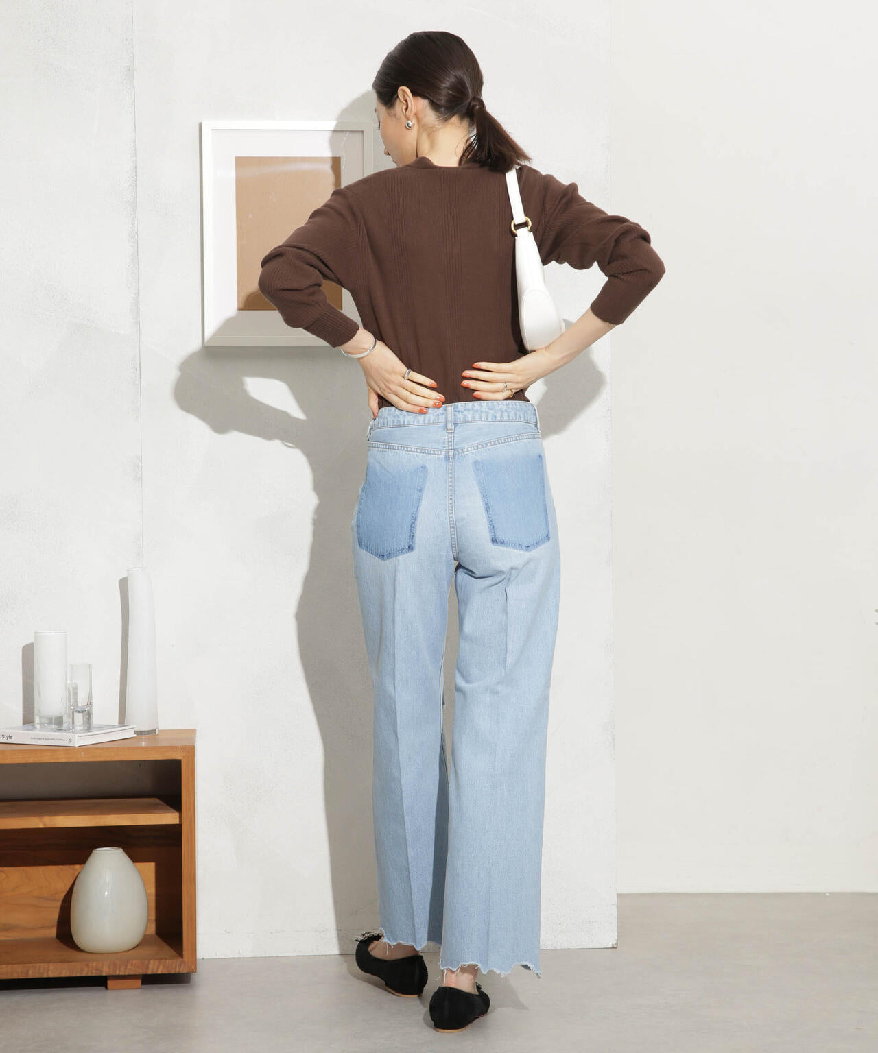 CURRENTAGE/DENIM ダメージデニム 6713227036