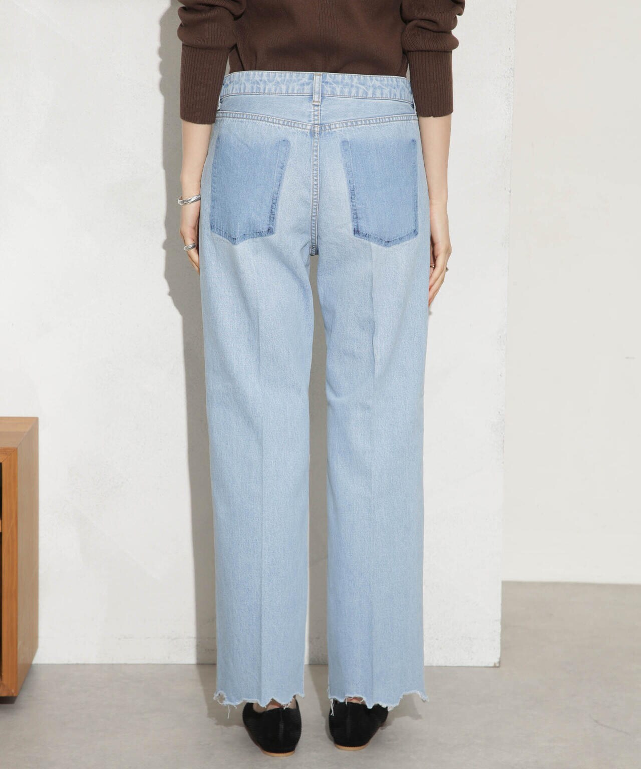 CURRENTAGE/DENIM ダメージデニム 6713227036
