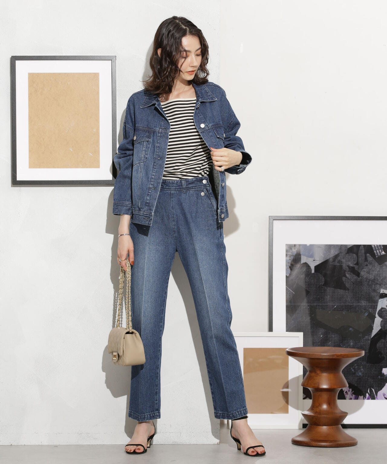 PICCADILLY/別注 RENEE ランチパンツ(セットアップ可) 6713227039