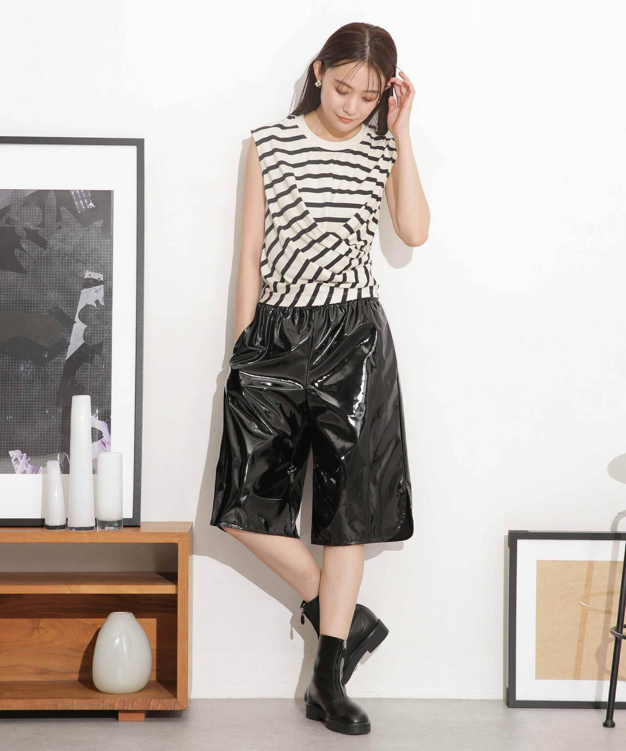 BAUM UND PFERDGARTEN/NOVALIE Patentショートパンツ 6713228005