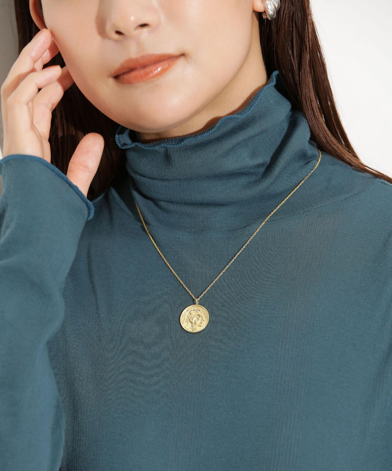 Chibi Jewels/Native Coin Medallion Necklace 6713246051