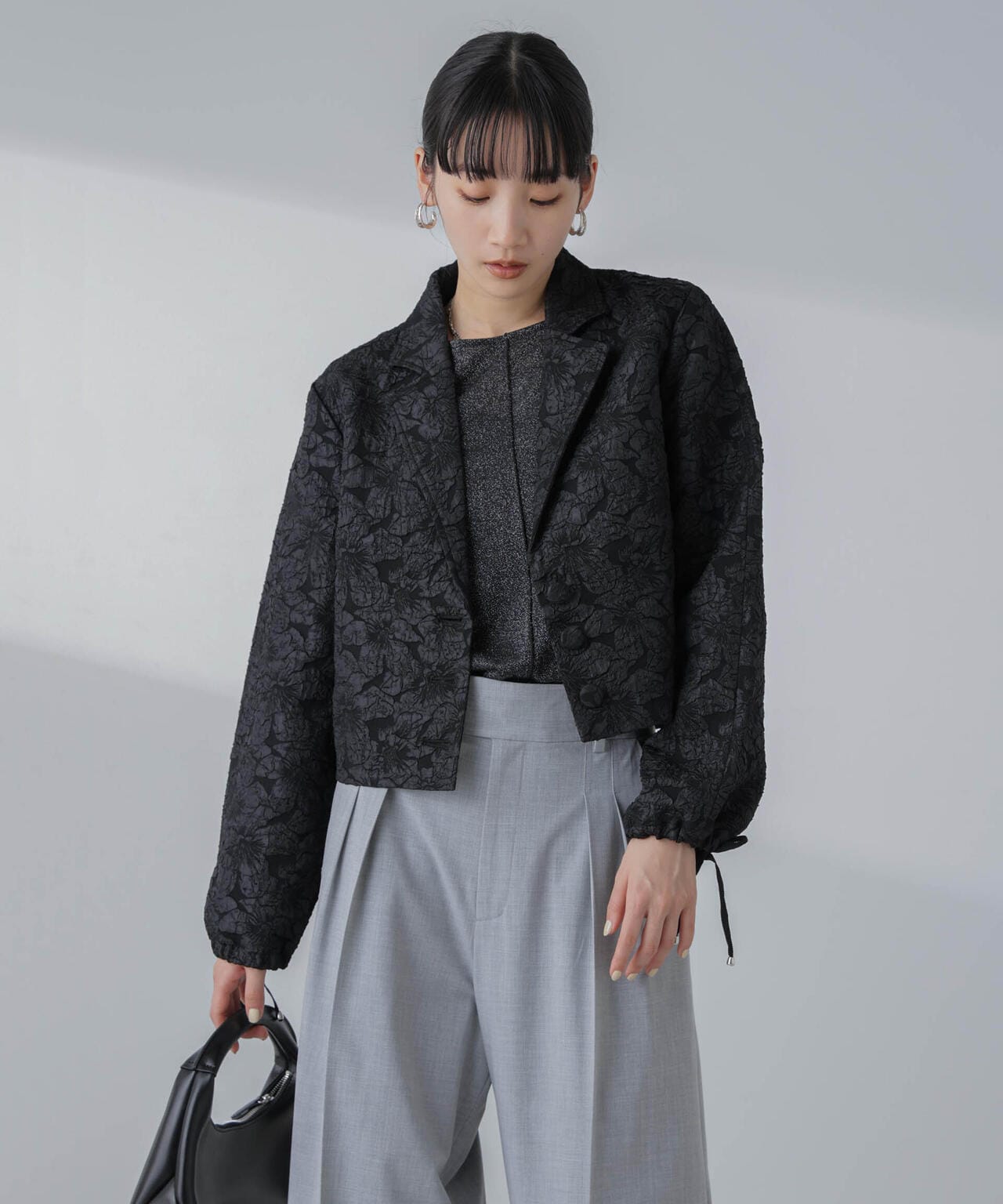 Baum und Pferdgarten/BEVIN Flower Jacquard ジャケット 6714116002
