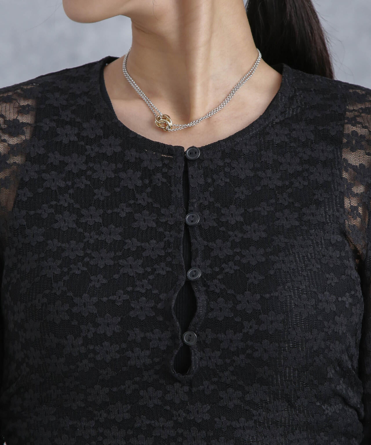 Baum und Pferdgarten/JULITA Lace Stretch ワンピース 6714119034