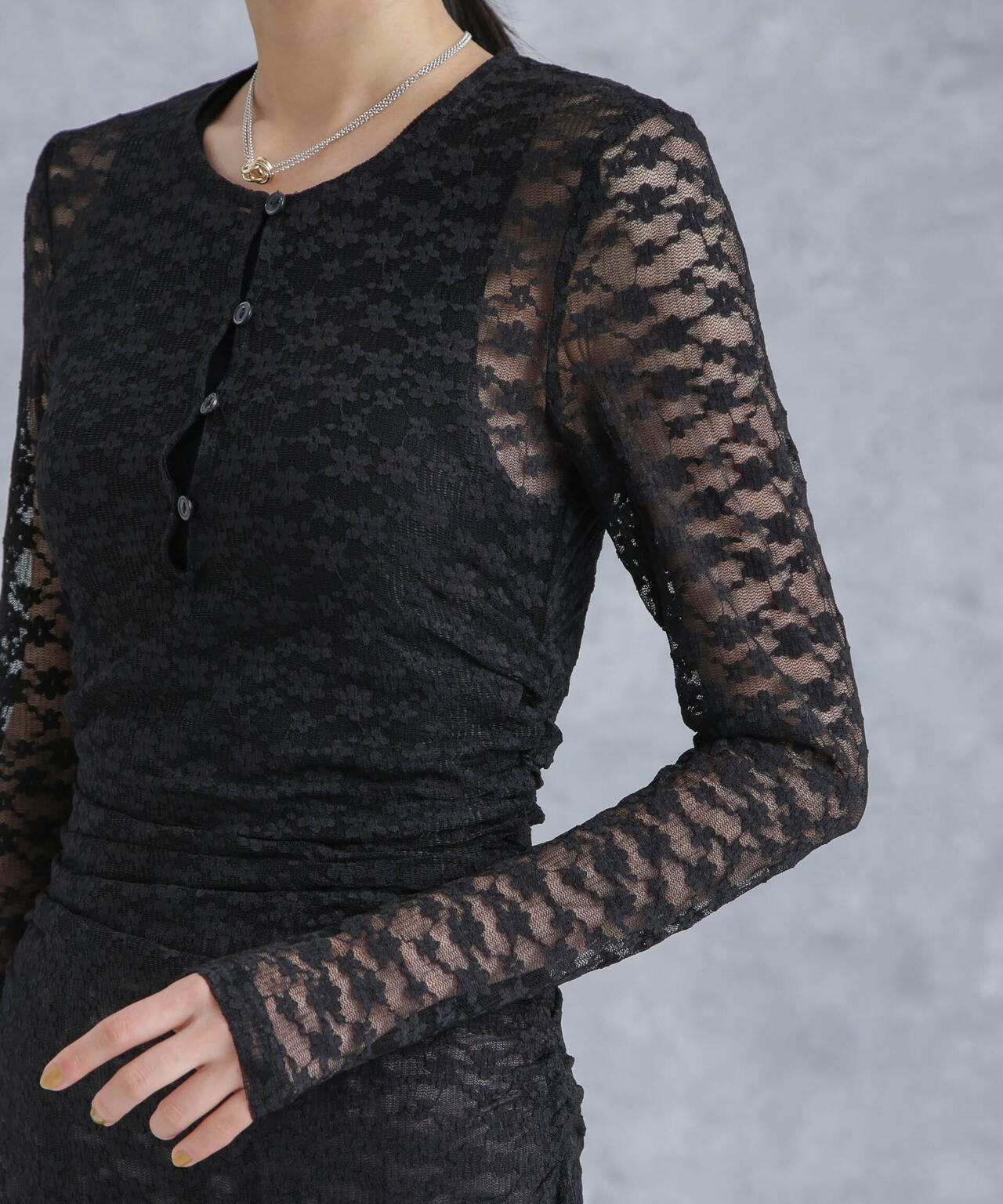 Baum und Pferdgarten/JULITA Lace Stretch ワンピース 6714119034