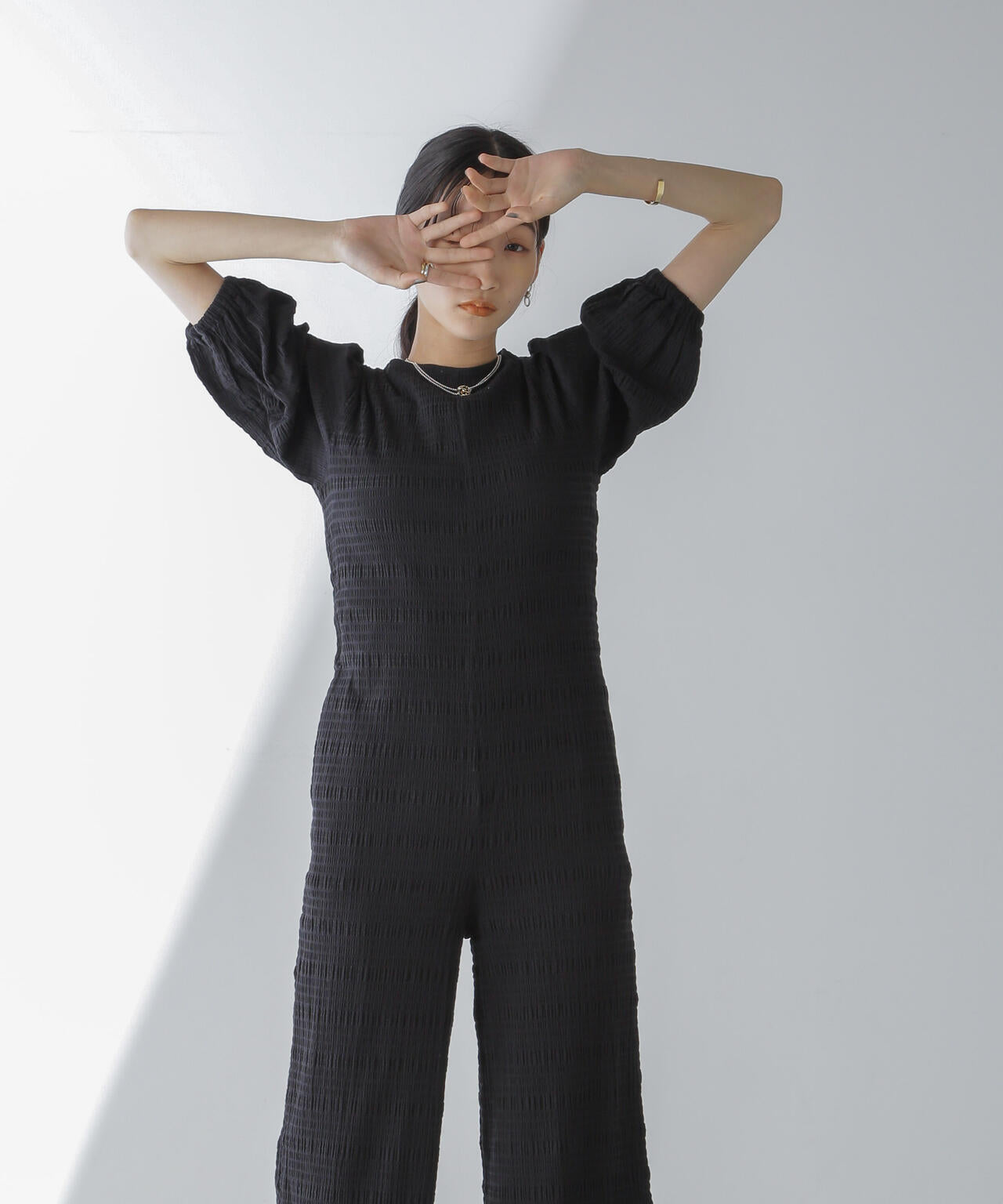 RITA ROW/Puffy sleeves jumpsuit 6714119047
