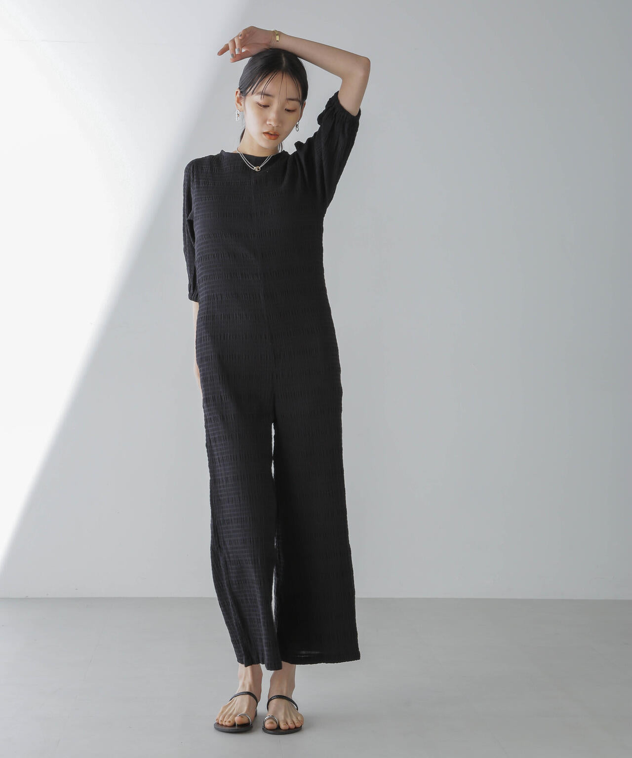 RITA ROW/Puffy sleeves jumpsuit 6714119047