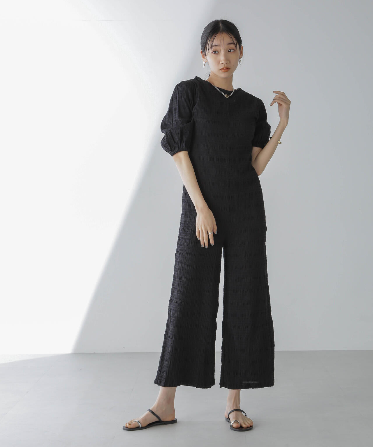 RITA ROW/Puffy sleeves jumpsuit 6714119047