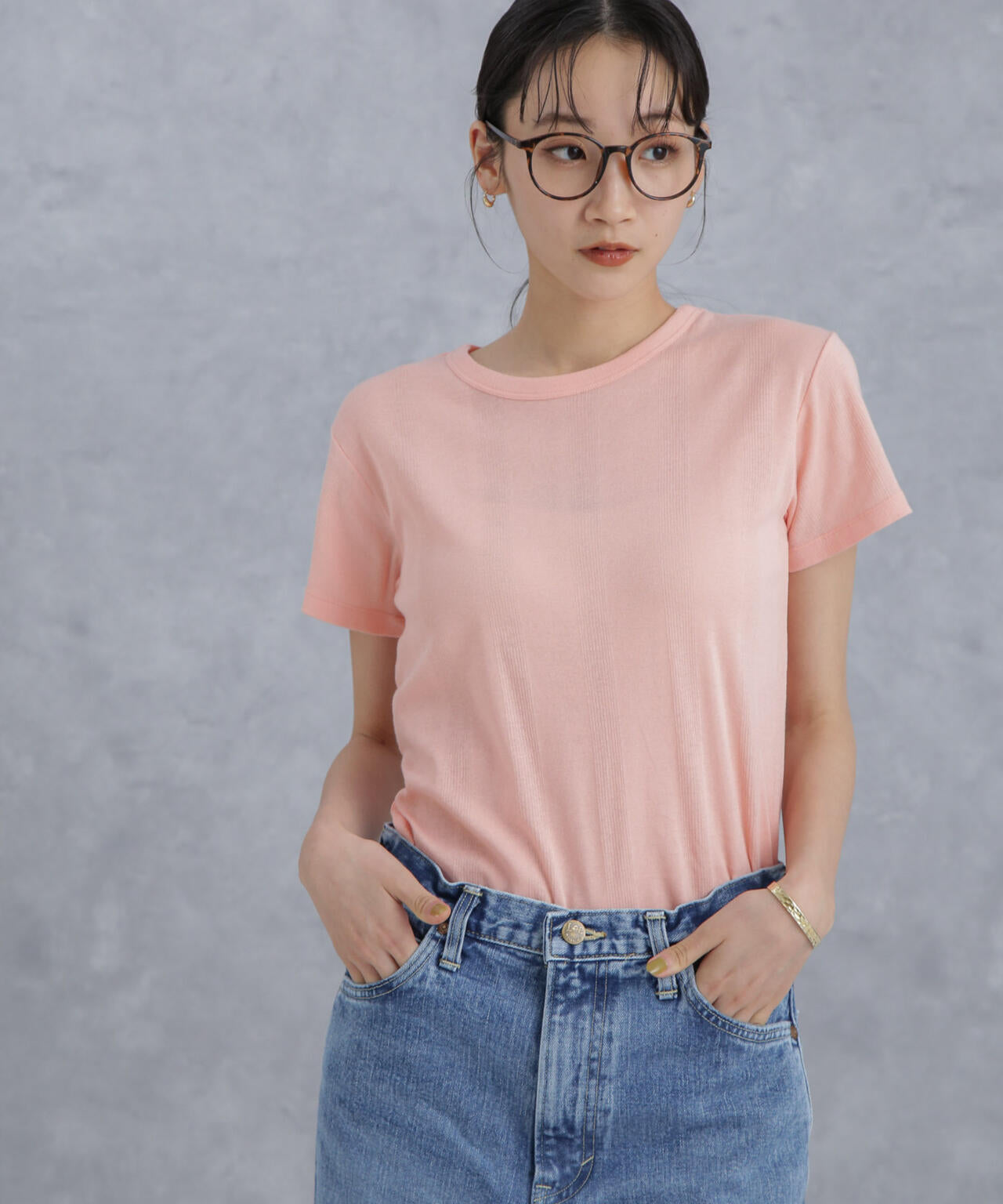 Robert P. Miller/別注 Light Prib Crew Tee 6714124017