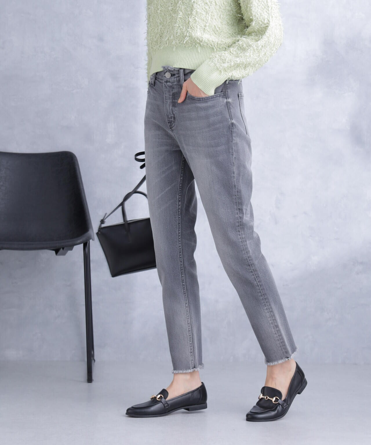 Healthy DENIM/H.Salt テーパードデニム 6714127036