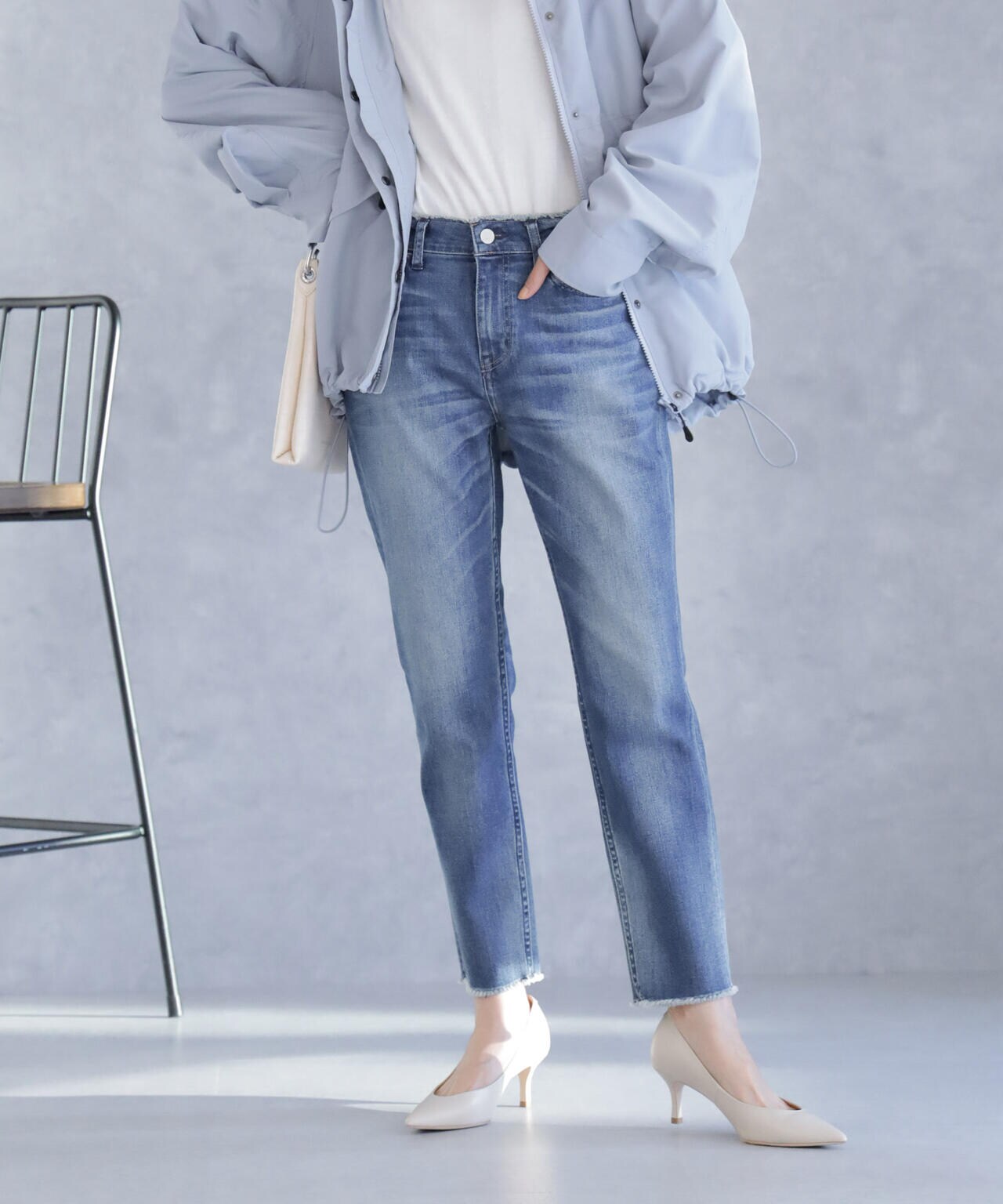 Healthy DENIM/H.Salt テーパードデニム 6714127036