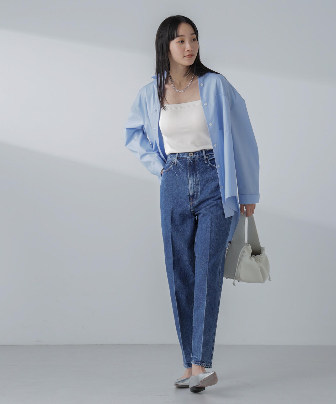 upper hights/THE MISS テーパードデニム 6714127042