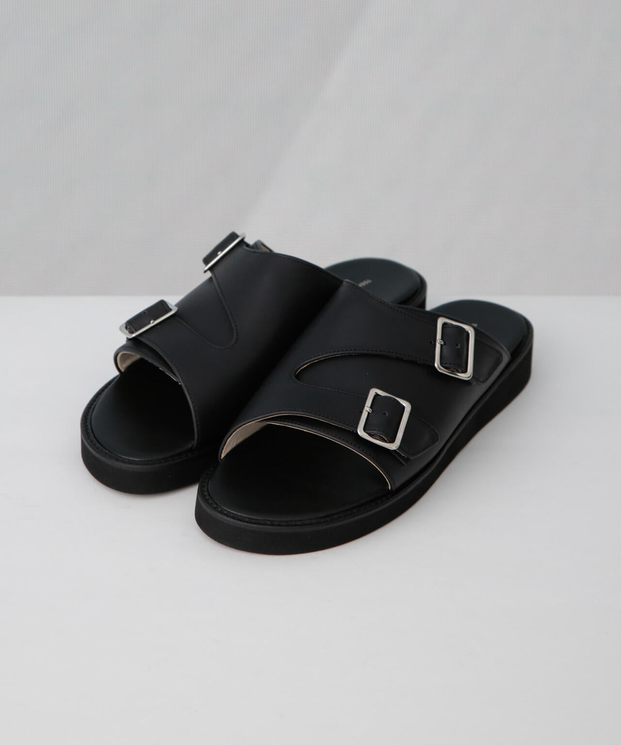 BEAUTIFUL SHOES/DOUBLE BELT SANDALS 6714135186