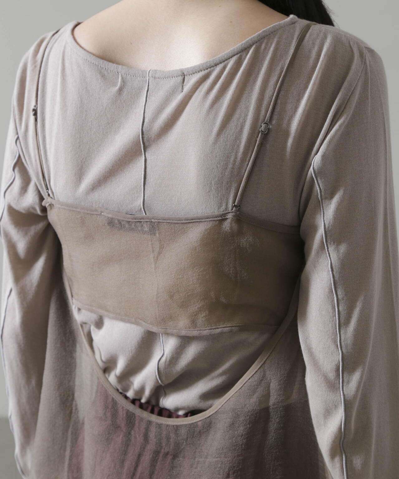 ESTHE/Cut-Out Organza Dress 6714219021