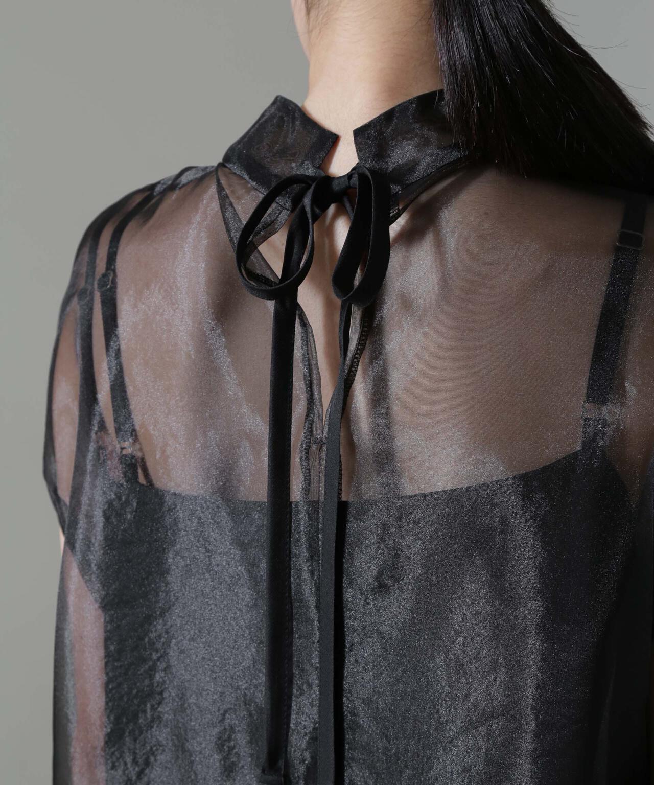 Kaene/アシメインナーオーガンジードレス 6714219025