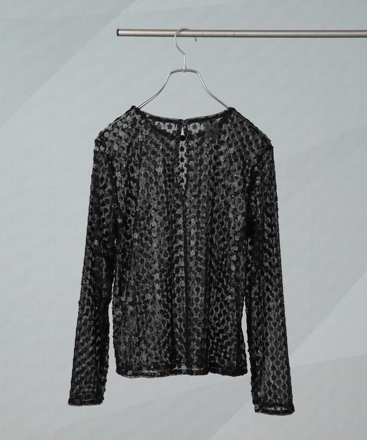 BAUM UND PFERDGARTEN/Glitter Flowers ブラウス(セットアップ可) 6714220013