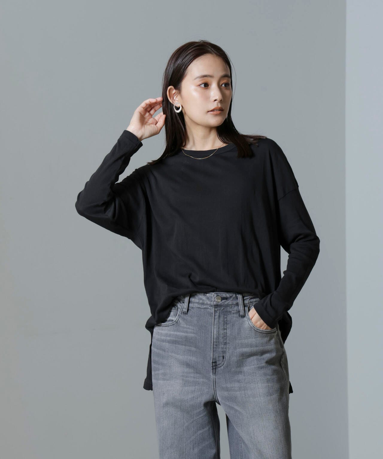 Robert P. Miller/Lightrib turtle Crew L/S tee 6714223027
