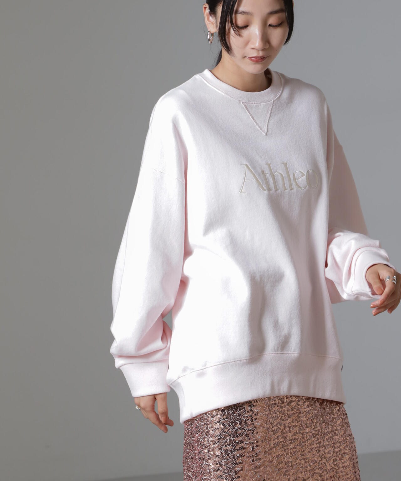 RUSSELL ATHLETIC/別注 Sweat Crew Neck Emb.Shirt 6714223043