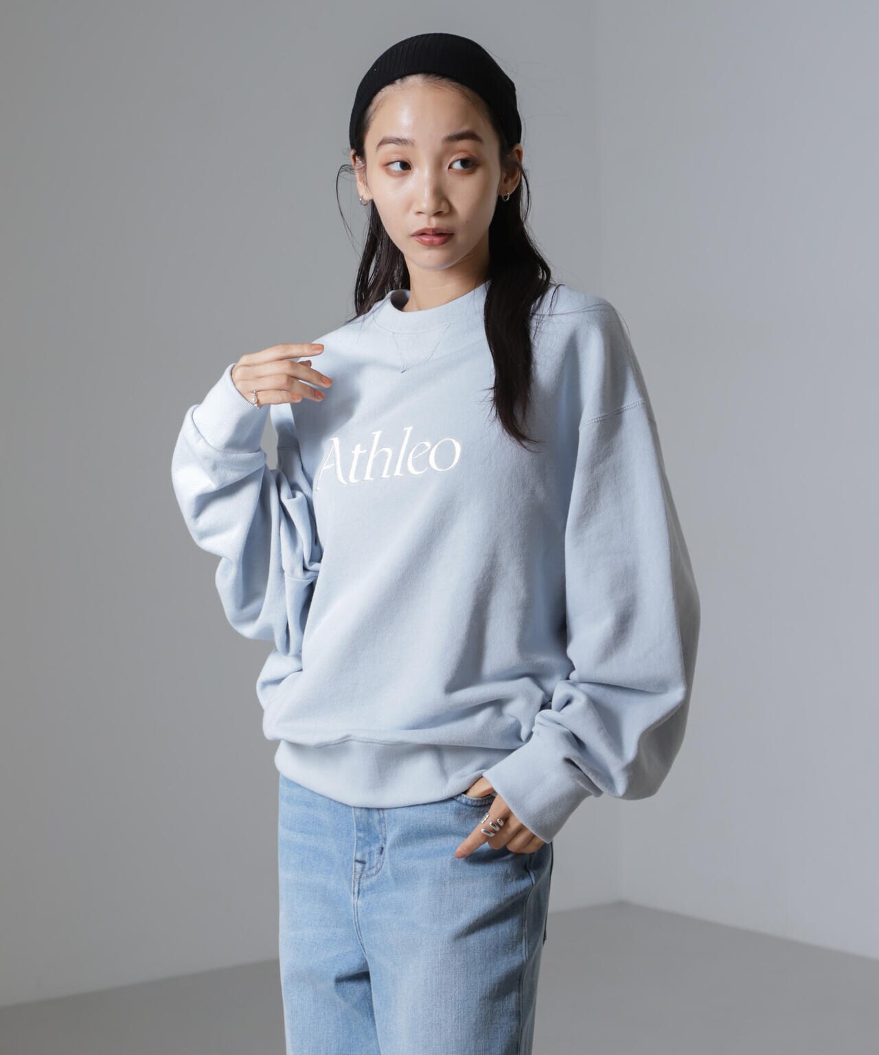 RUSSELL ATHLETIC/別注 Sweat Crew Neck Emb.Shirt 6714223043
