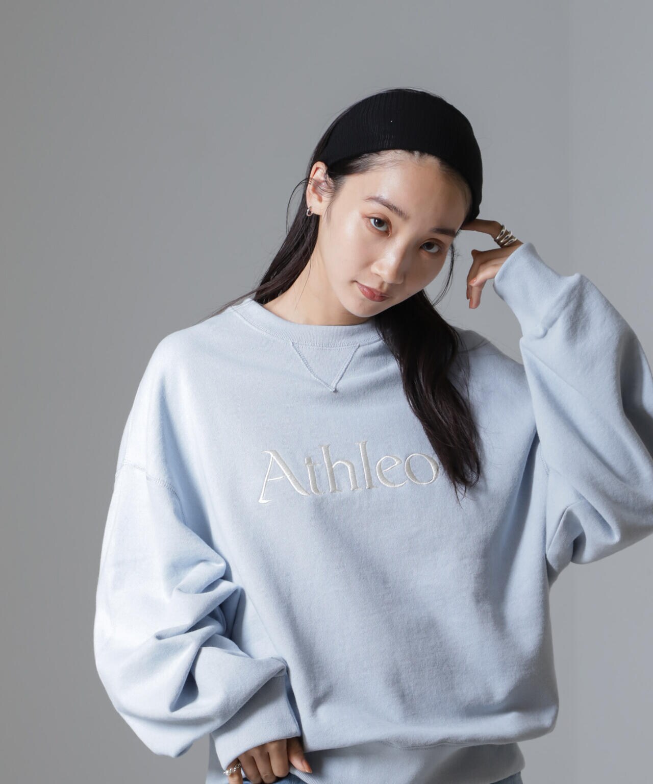 RUSSELL ATHLETIC/別注 Sweat Crew Neck Emb.Shirt 6714223043