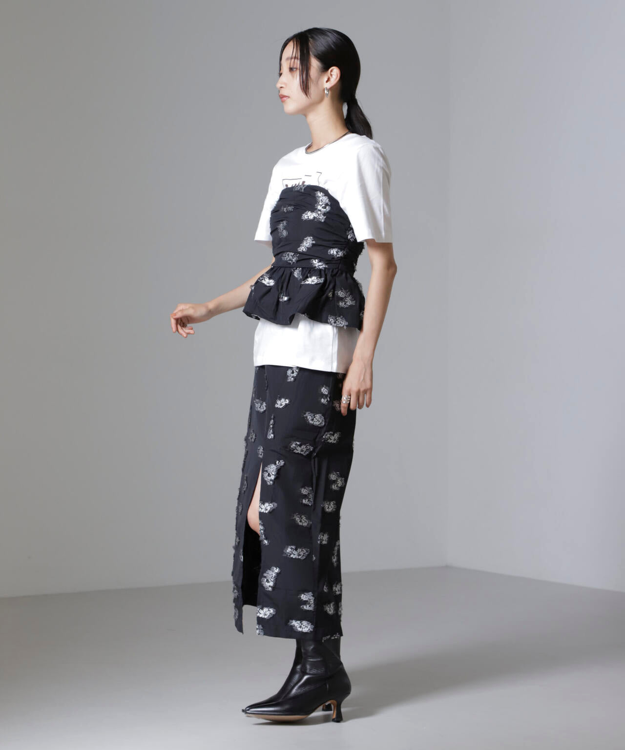 Baum und Pferdgarten/Flower Jacquard ビスチェ(セットアップ可) 6714225001