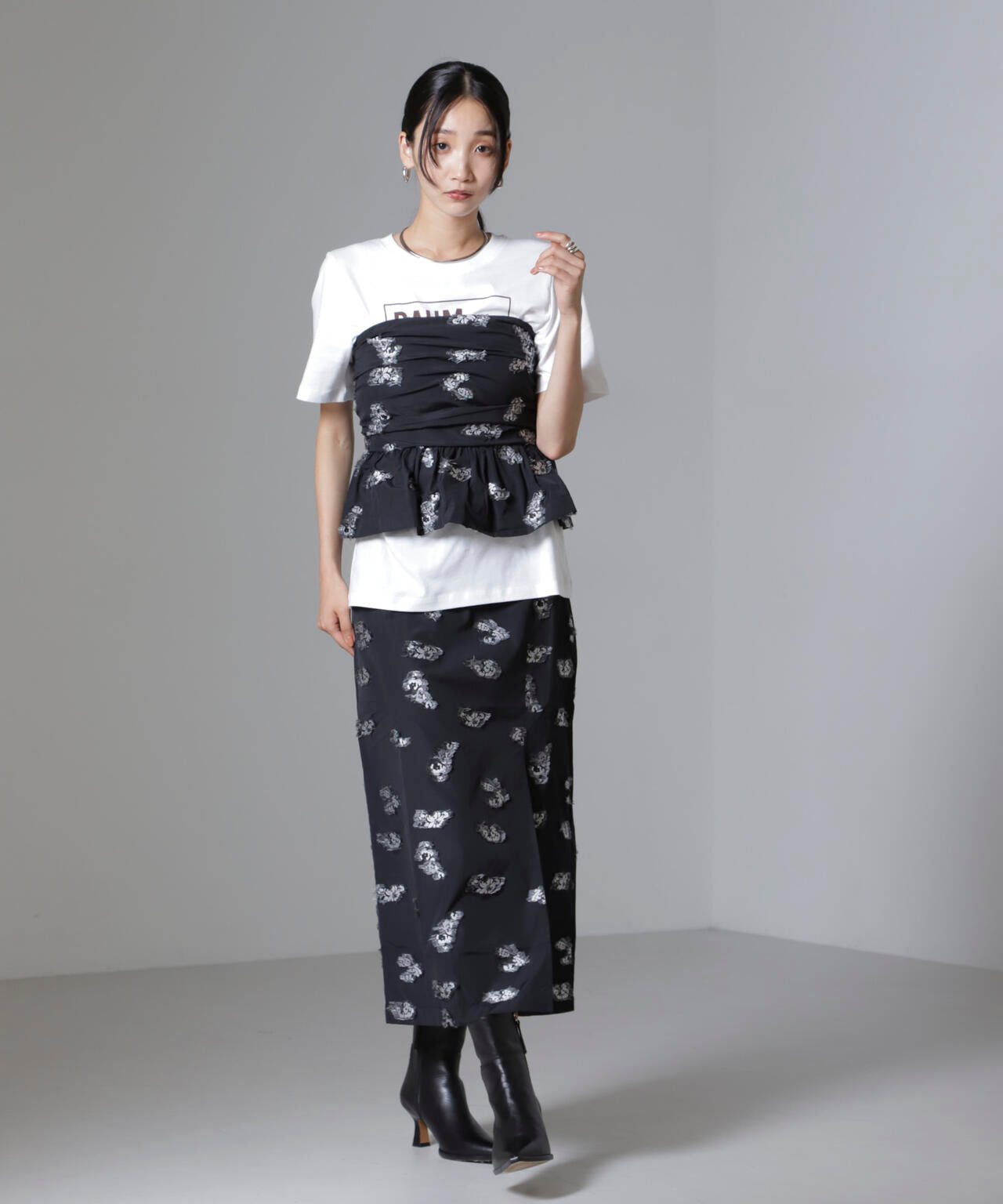 Baum und Pferdgarten/Flower Jacquard ビスチェ(セットアップ可) 6714225001