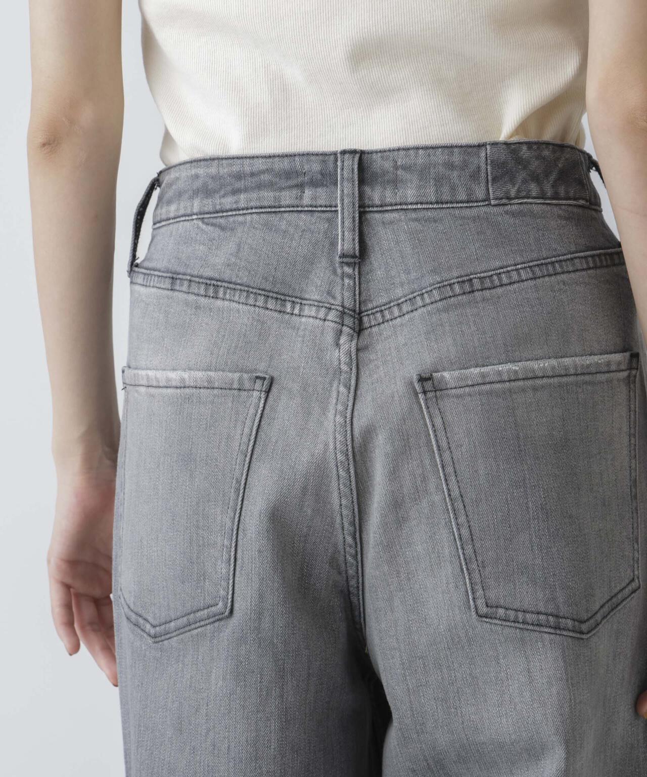 Healthy DENIM/別注 Pink Pepper ワイドストレートデニム グレー 6714227016