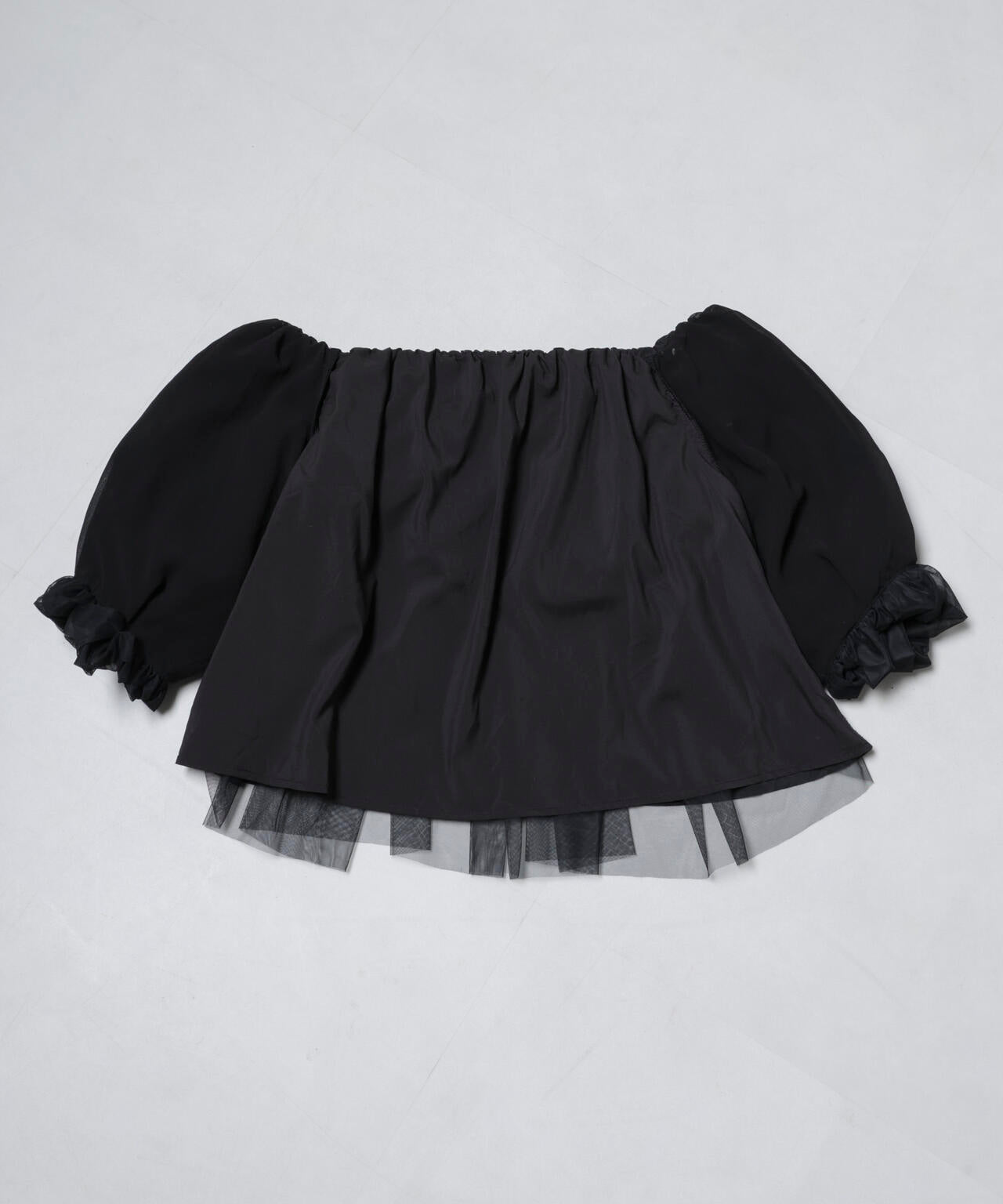 troisiemechaco/TULLE DOUBLECLOTH セットアップパンツ 6714229001