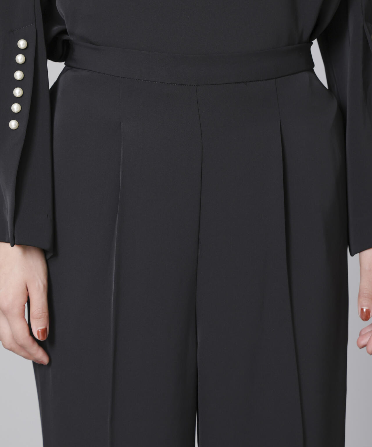 troisiemechaco/DOUBLE CLOTH セットアップパンツ 6714229002