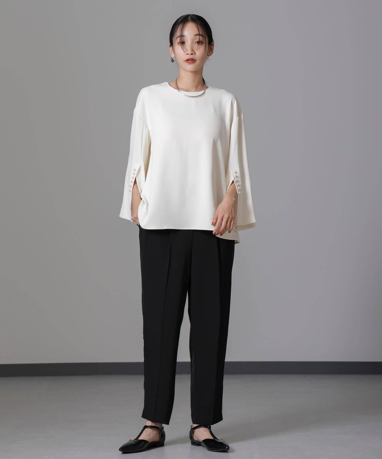 troisiemechaco/DOUBLE CLOTH セットアップパンツ 6714229002