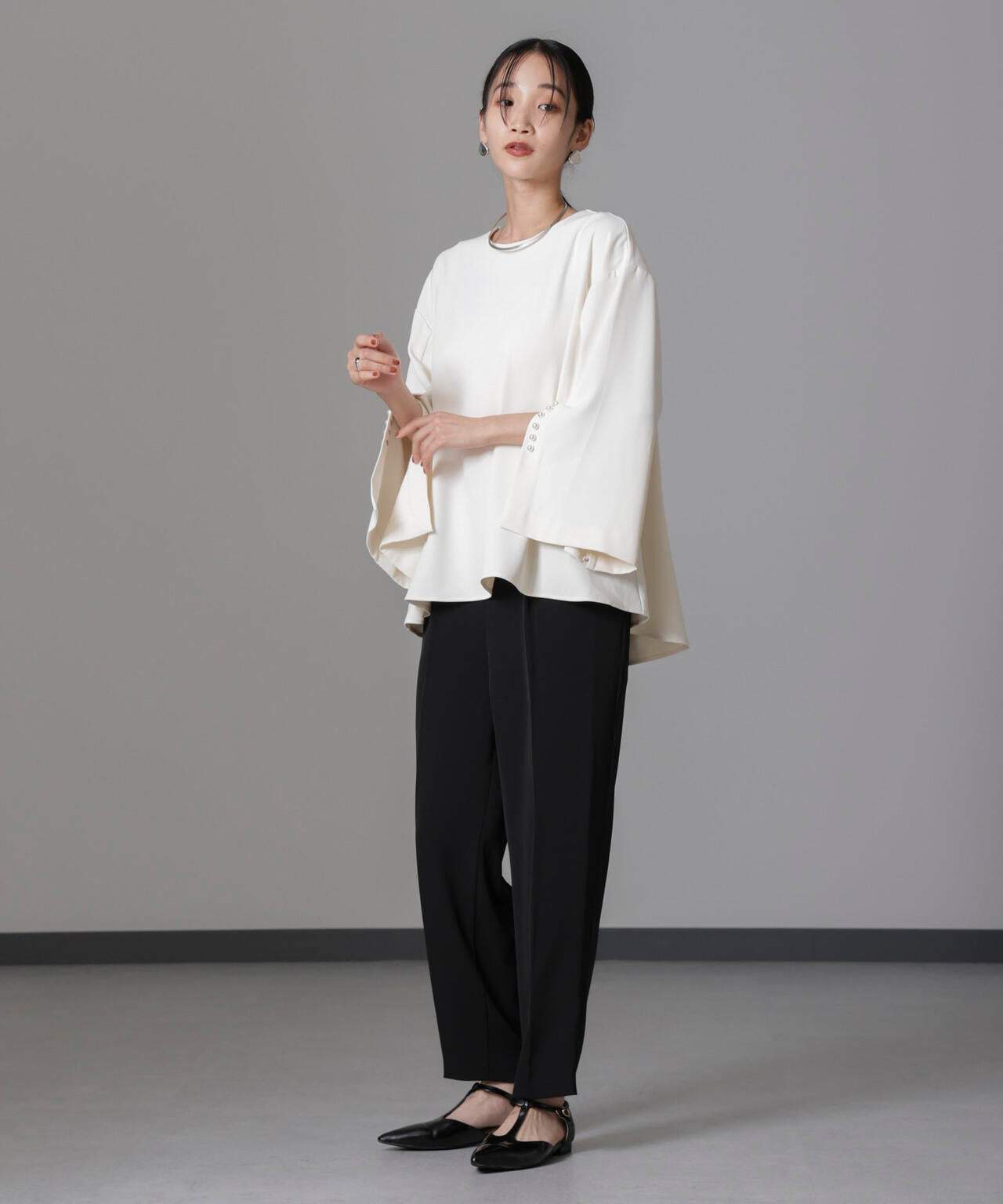 troisiemechaco/DOUBLE CLOTH セットアップパンツ 6714229002