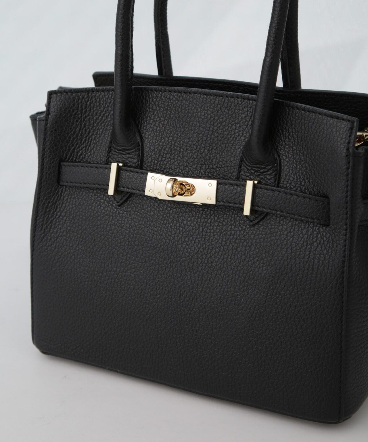 AULENTTI/ターンロックモチーフ2wayトートバッグ 6714232204