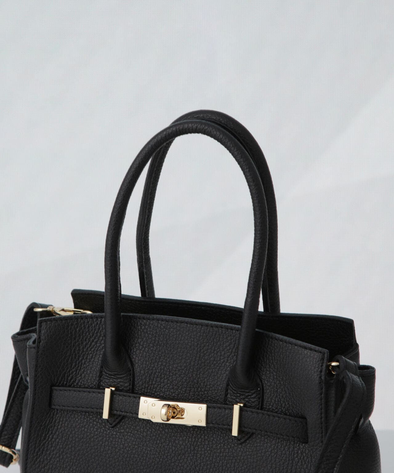 AULENTTI/ターンロックモチーフ2wayトートバッグ 6714232204