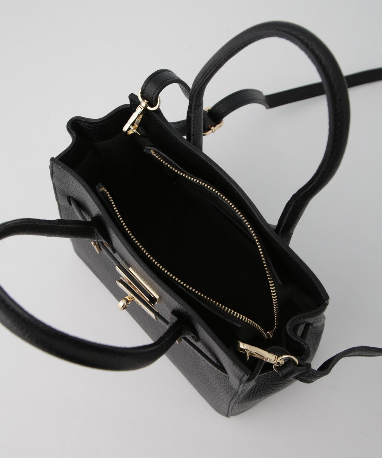 AULENTTI/ターンロックモチーフ2wayトートバッグ 6714232204