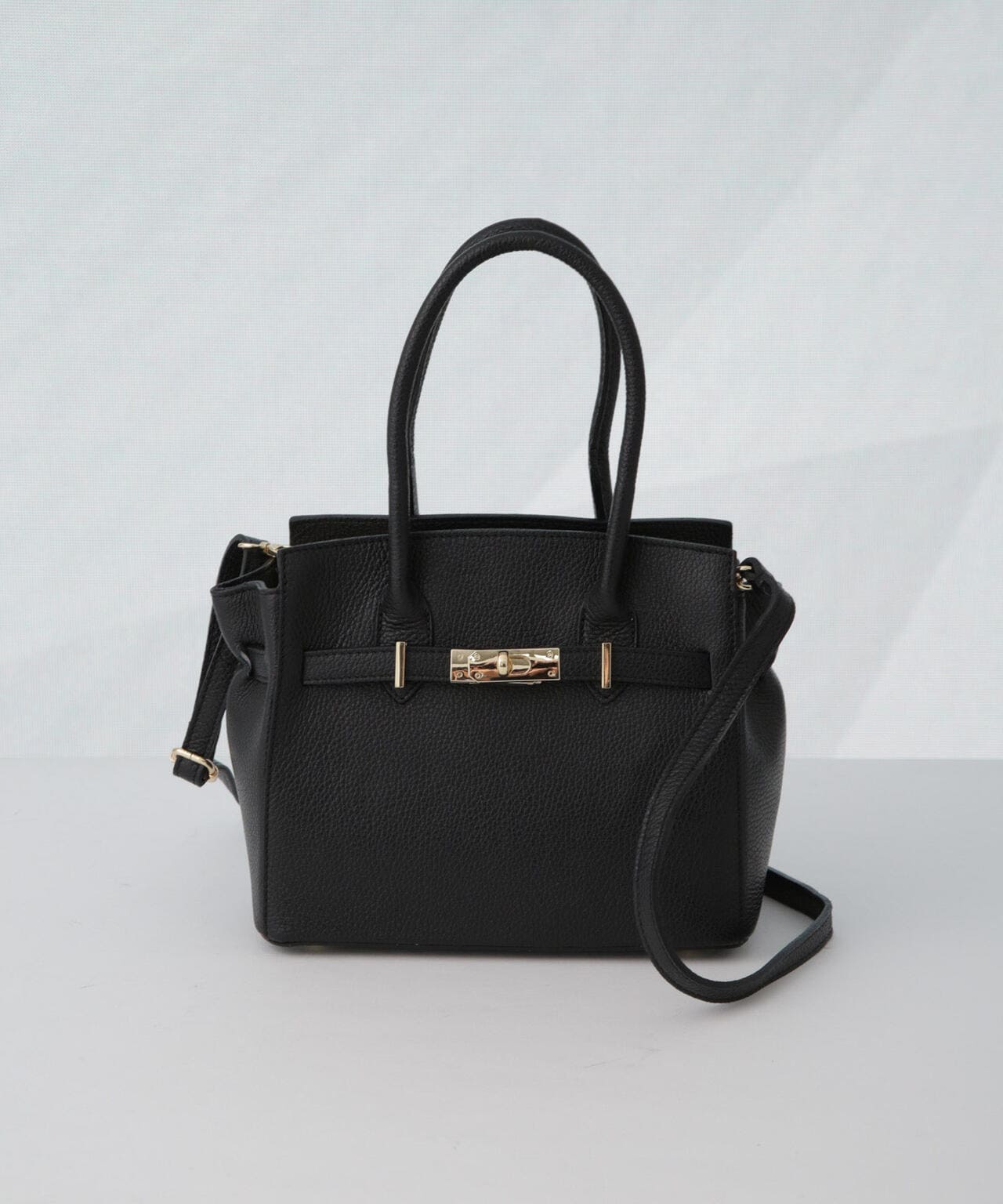 AULENTTI/ターンロックモチーフ2wayトートバッグ 6714232204