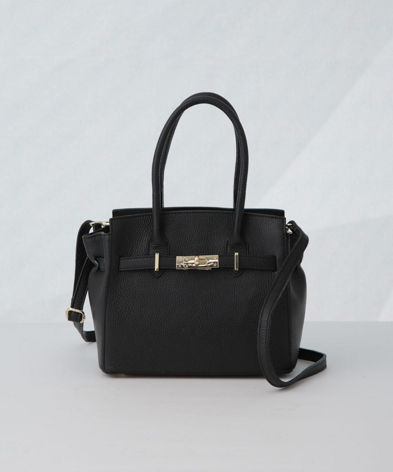 AULENTTI/ターンロックモチーフ2wayトートバッグ 6714232204